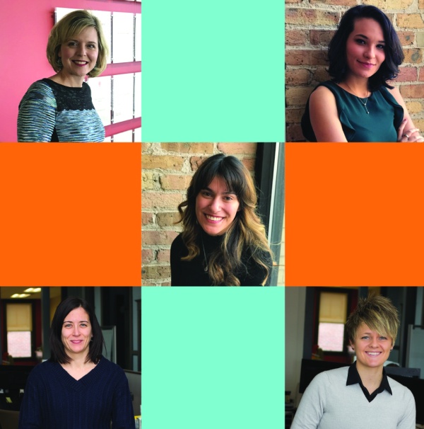 Image grid with portraits of their new employees.